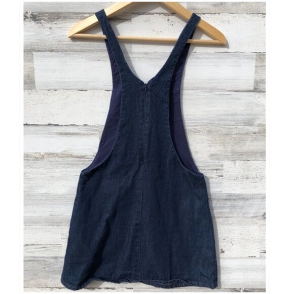 Zara Trafaluc - Denim Dungaree Jumper Pinafore Apron Dress 9123/285/401 | Large - Picture 12 of 16